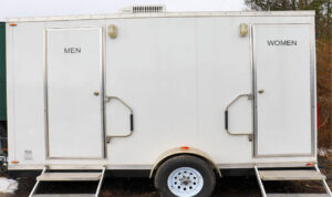 Pocono luxury restroom trailer